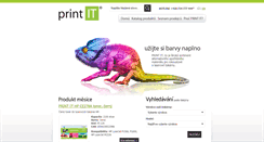 Desktop Screenshot of printit.cz